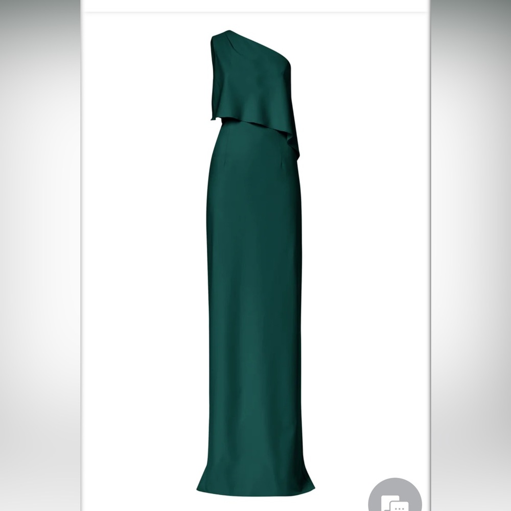 Amsale Liana Dress Lagoon green bridesmaid prom size 6 New unused tailored
